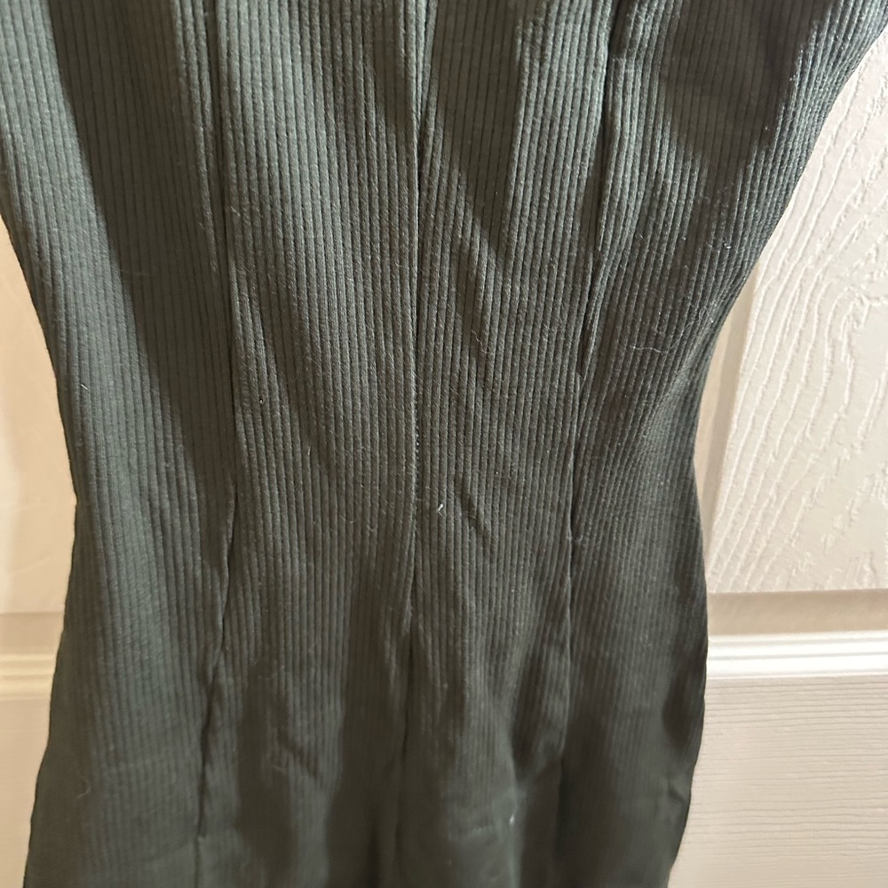Naked Wardrobe Dark Green Sleeveless Jumpsuit - Picture 4 of 5